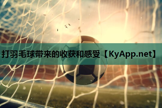 打羽毛球带来的收获和感受