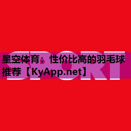 星空体育：性价比高的羽毛球推荐
