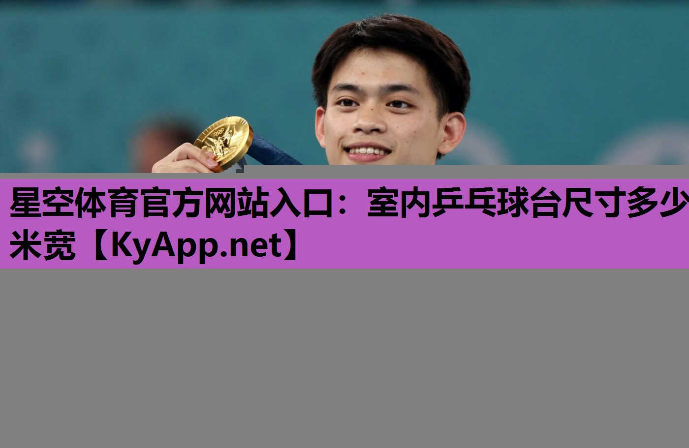 星空体育官方网站入口：室内乒乓球台尺寸多少米宽