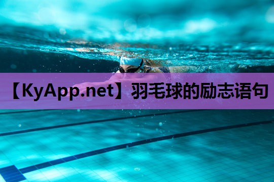 羽毛球的励志语句 羽毛球的励志语句