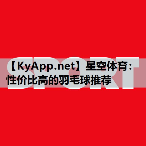 性价比高的羽毛球推荐
